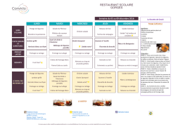 RESTAURANT SCOLAIRE GORGES