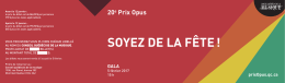 soyez de la f&ecirc;te - Conseil qu&eacute;b&eacute;cois de la musique