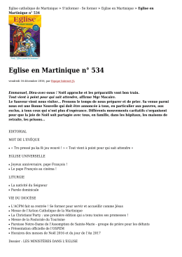 Eglise en Martinique n° 534 - Eglise catholique de Martinique