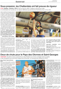 Deux de chute pour le Pays des Olonnes et Saint