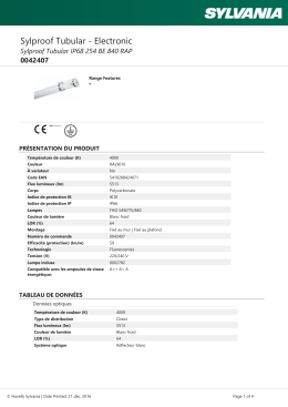 Sylproof Tubular IP68 254 BE 840 RAP