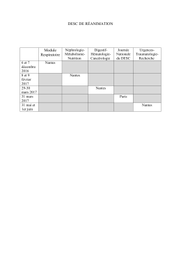 programme DESC 2016-2017