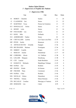 Supercross et troph&eacute;e des nations