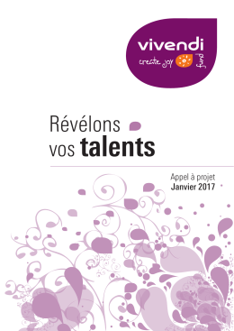 T&eacute;l&eacute;chargez l`appel &agrave; projet Create Joy 2017