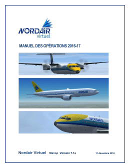 manuel des operations - manop