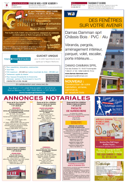 annonces notariales