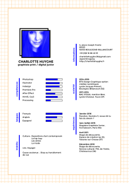 CV - Charlotte HUYGHE