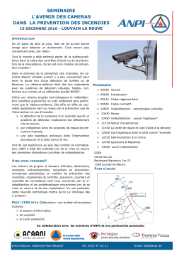 Inscriptions - S&eacute;curit&eacute; civile