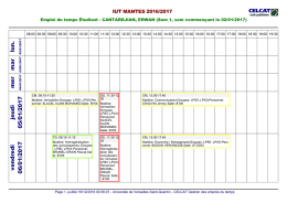 Ouvrir l`emploi du temps PDF - Universit&eacute; de Versailles Saint