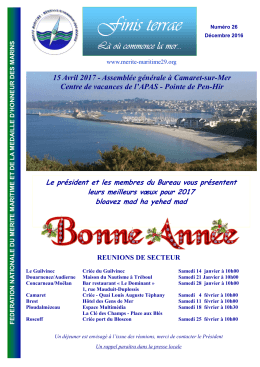 Finis terrae 2017 - F&eacute;d&eacute;ration du M&eacute;rite maritime du Finist&egrave;re