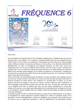 Fréquence 6 - Ecole et Collège St Joseph – Matzenheim