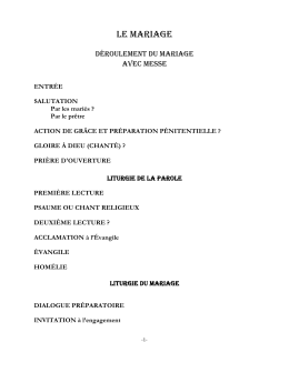 Textes - UNITE PASTORALE Saint-Lambert/Saint-Thomas