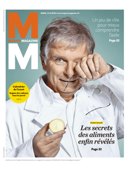 Migros Magazine No 50 du 12/12/16 Page 1, R&eacute;gion Vaud