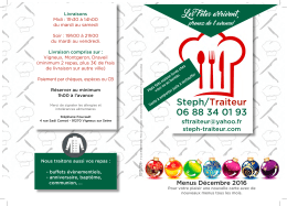 Steph/Traiteur 06 88 34 01 93