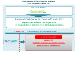 Reportez-vous à la carte Tiers-Payant 2017, elle