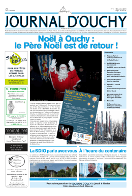 No&euml;l &agrave; Ouchy : le P&egrave;re No&euml;l est de retour