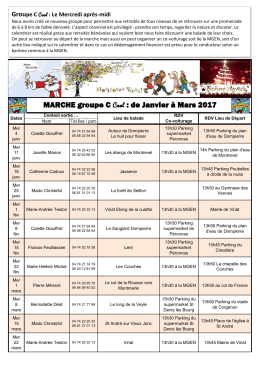 Planning gr C