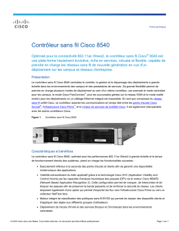 Cisco 8540 Wireless Controller (French Canadian)