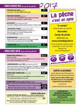 de carte de p&ecirc;che