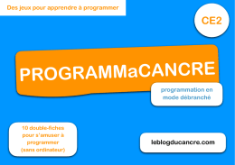 PROGRAMMaCANCRE - Le blog du Cancre