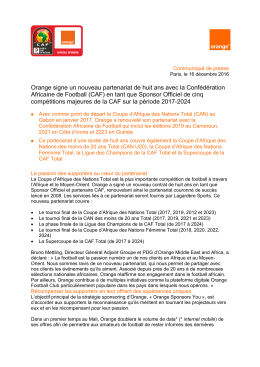 communiqué de presse