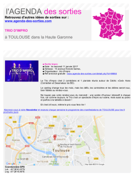 Imprimer - Agenda des sorties