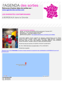 Imprimer - Agenda des sorties