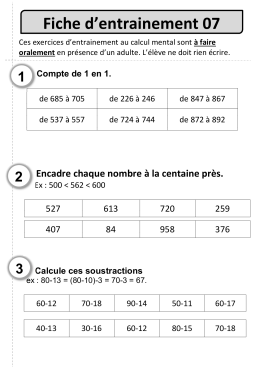 Fiche d`entrainement07-VP