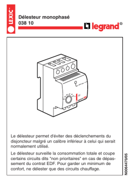 LEXIC Délesteur monophasé 038 10