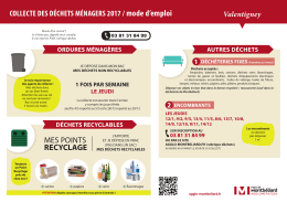 MES POINTS RECYCLAGE