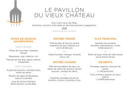 Pavillon de Noël.indd - Le Pavillon du Vieux Château