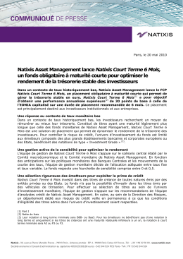 CP Natixis Court Terme 6 Mois