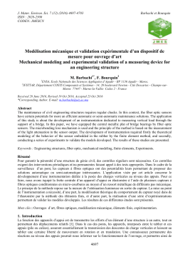 Instructions pour la pr&eacute;paration d`un article Springer