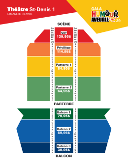 Théâtre St-Denis 1 - Gala Humour Aveugle