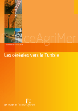 Les c&eacute;r&eacute;ales vers la Tunisie