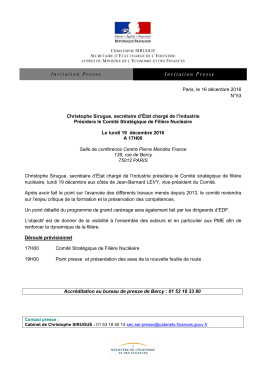 Invitation Presse Invitation Presse