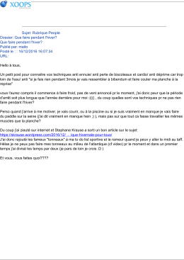 Sujet: Rubrique People