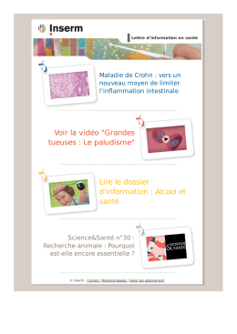 Voir la vid&eacute;o "Grandes tueuses : Le paludisme" Lire le dossier d