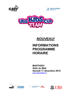 Information et horaires - version finale - FVA-WLV