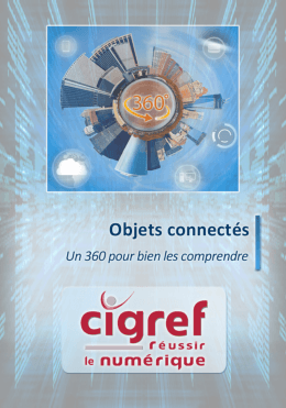 CIGREF - Objets connect&eacute;s : un 360&deg; pour bien les comprendre