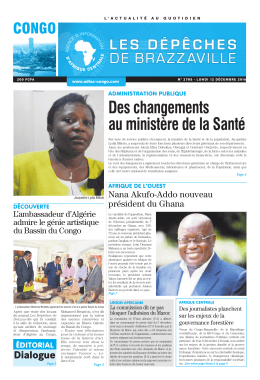 Des changements au minist&egrave;re de la Sant&eacute;