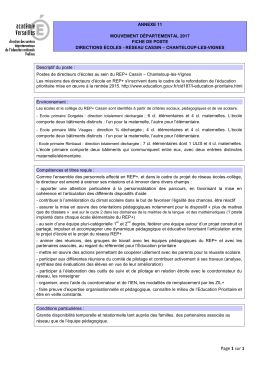 Annexe n°11 - Fiche de poste dir.