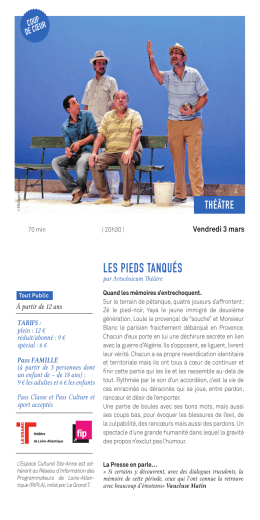 les pieds tanqués - Mairie de Saint