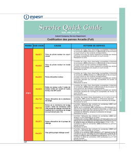 Service Quick Guide - CommentReparer.com