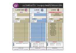 convocation U13 du 17