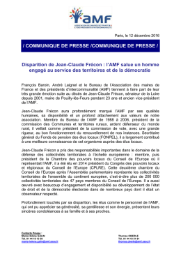 Télécharger le communiqué de presse