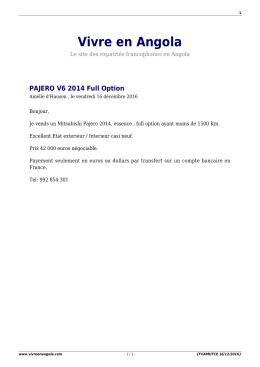 PDF - Vivre en Angola