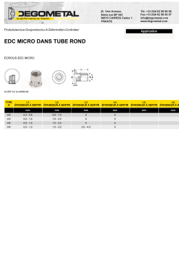 EDC MICRO DANS TUBE ROND