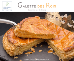 Galette des rois 2017 - Les Croissants Volants