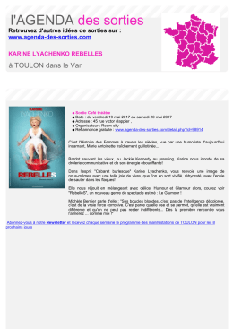 Imprimer - Agenda des sorties